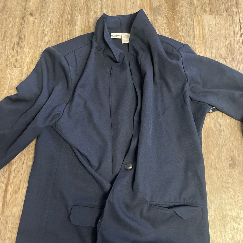 Liz Baker Essentials Dark Blue Blazer
